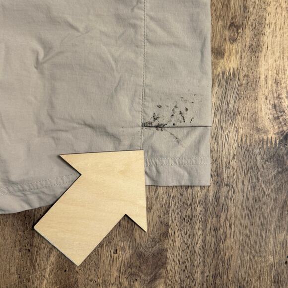 Nike Sportswear Modern Essentials Men’s Gym Short Beige Nylon Pockets Size Small - Picture 9 of 9